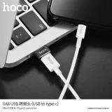 hoco-adapter-otg-usb-do-typ-c-ua6-czarny-waga-z-opakowaniem-0-3-kg