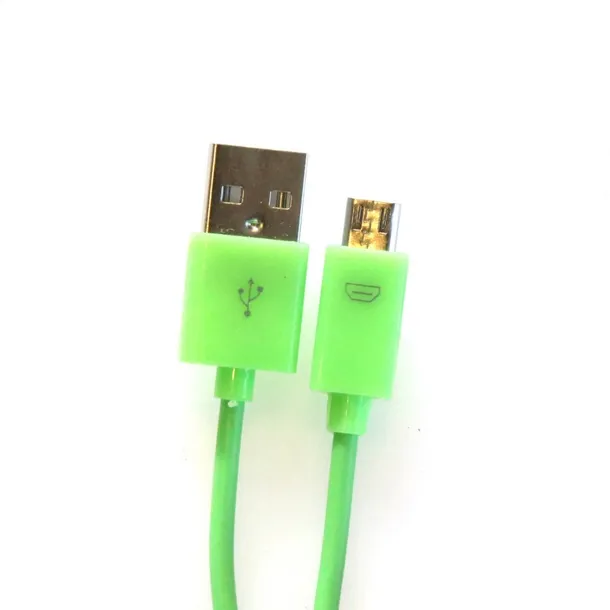 kabel-micro-usb-do-usb-1m-zielony-stan-nowy