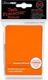 ultra-pro-deck-protector-solid-orange-pomaranczowe-50-szt