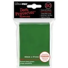 ultra-pro-deck-protector-solid-green-zielone-50-szt