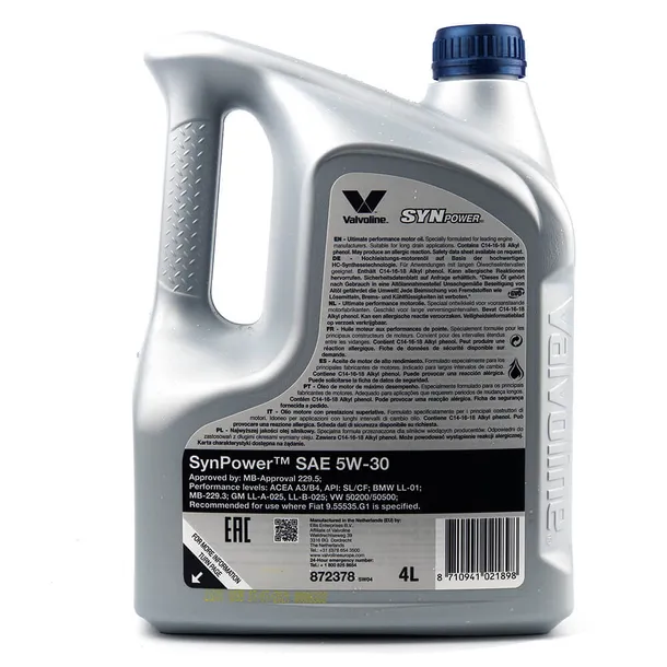 valvoline-synpower-5w30-4l-przeznaczenie-samochody-osobowe