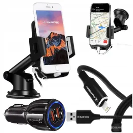 uchwyt-samochodu-telefonu-kabel-lightning-ladowara