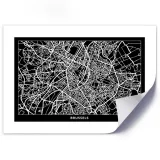 plakat-plan-miasta-bruksela-30x20