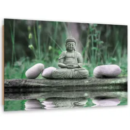 obraz-deco-panel-budda-nad-woda-100x70