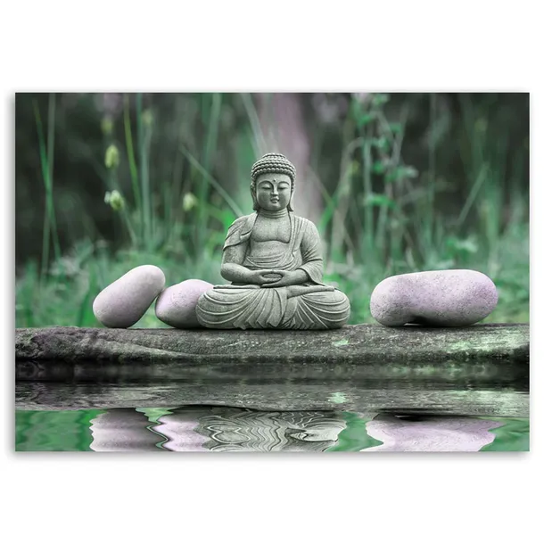 obraz-deco-panel-budda-nad-woda-100x70-stan-nowy