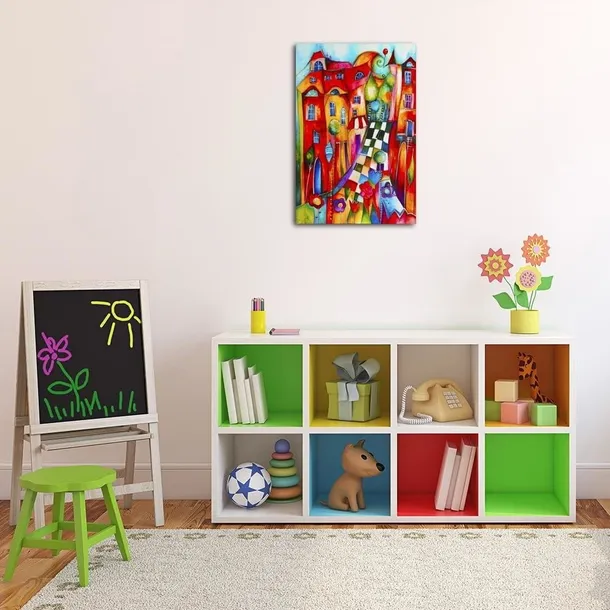 obraz-na-plotnie-kolorowe-miasteczko-40x60-stan-nowy