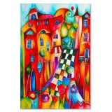 obraz-na-plotnie-kolorowe-miasteczko-40x60-stan-nowy