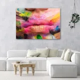 obraz-na-plotnie-kolorowe-usta-120x80-stan-nowy