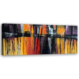 obraz-na-plotnie-ognista-abstrakcja-150x50