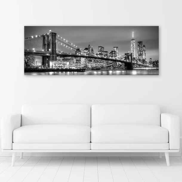 obraz-na-plotnie-most-brooklinski-90x30-stan-nowy