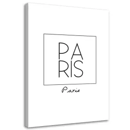obraz-na-plotnie-napis-paris-70x100