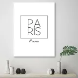 obraz-na-plotnie-napis-paris-70x100-stan-nowy