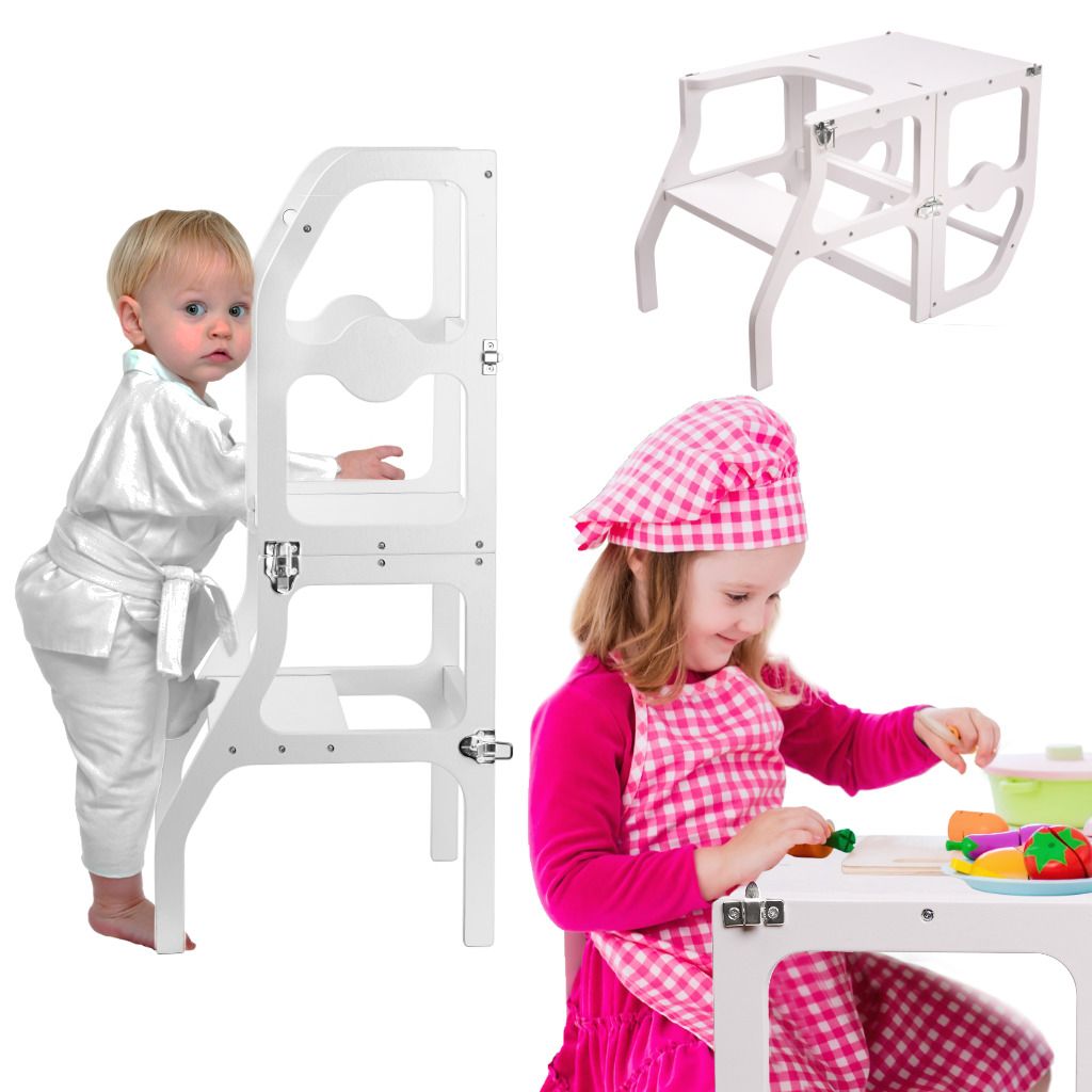 KITCHEN HELPER 2W1 POMOCNIK KUCHENNY I STOLIK BIAŁY ERLI.pl