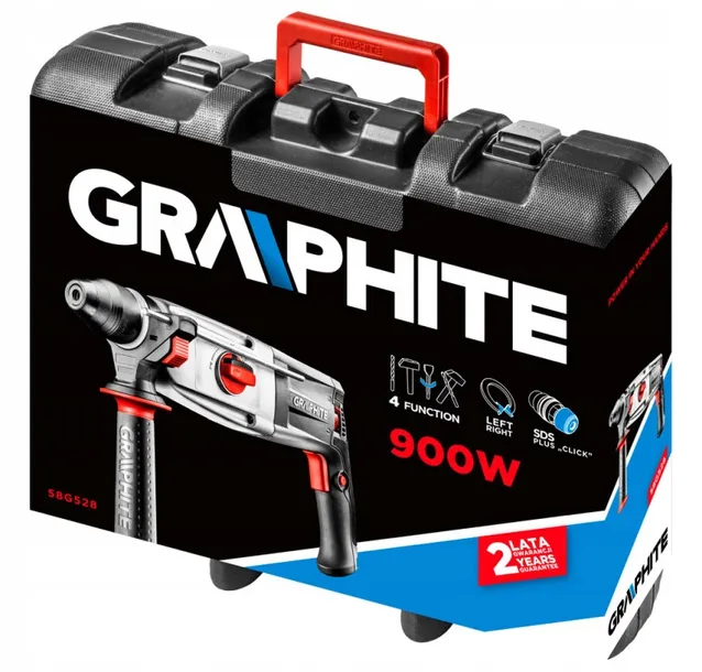 mlotowiertarka-sds-900w-graphite-58g528-stan-nowy