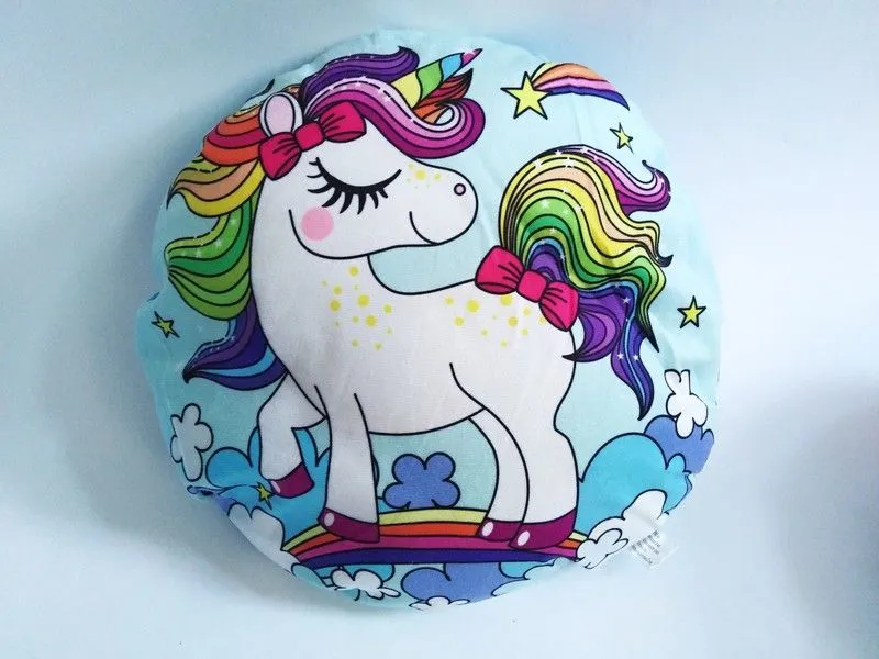 poduszka-okragla-unicorn-stan-nowy