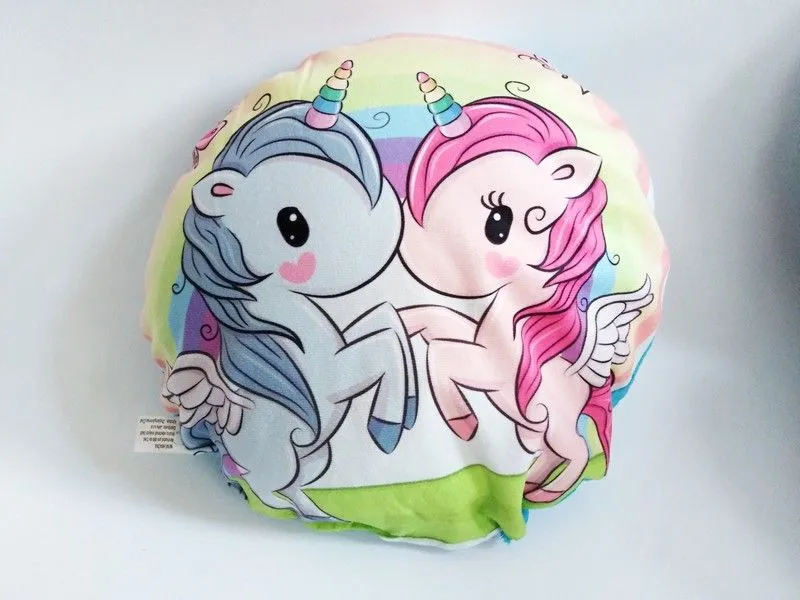 poduszka-okragla-unicorn-stan-nowy