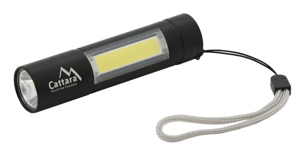 cattara-ladowalna-latarka-led-120-lm-stan-nowy