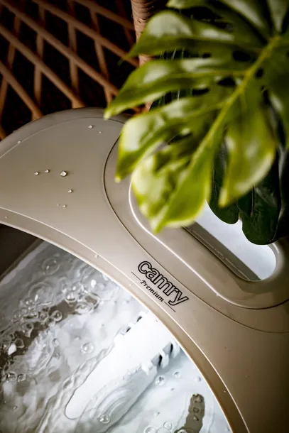 camry-foot-massager-cr-2174-bubble-function-heat-function-white-silver-stan-nowy-waga-z-opakowaniem-0-3-kg
