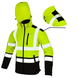 kurtka-softshell-softref-zolta-ostrzegawcza