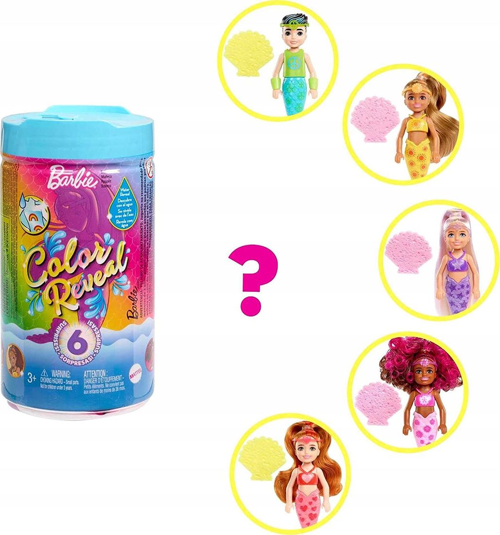 Lalka zmieniająca kolor Barbie Color Reveal - ERLI.pl