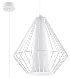 lampa-wiszaca-demi-biala-e27