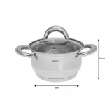 garnki-kinghoff-silver-marble-12-ele-kh-1098-stan-nowy