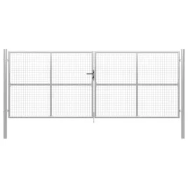 brama-ogrodowa-ocynkowana-stalowa-415x150-cm-srebrna
