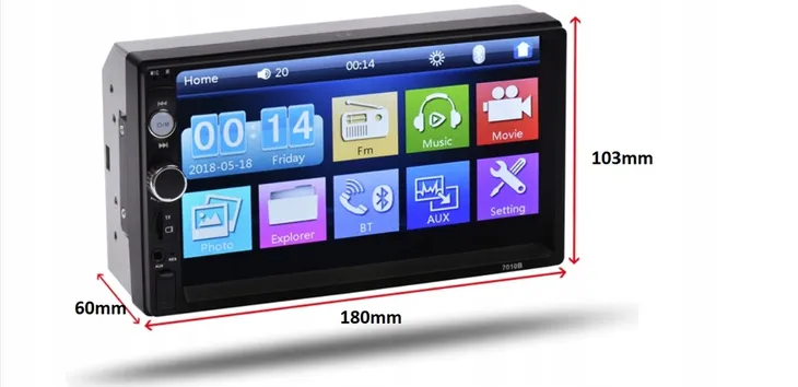 radioodtwarzacz-samochodowy-bluetooth2dinusb7-stan-nowy-waga-z-opakowaniem-2-kg