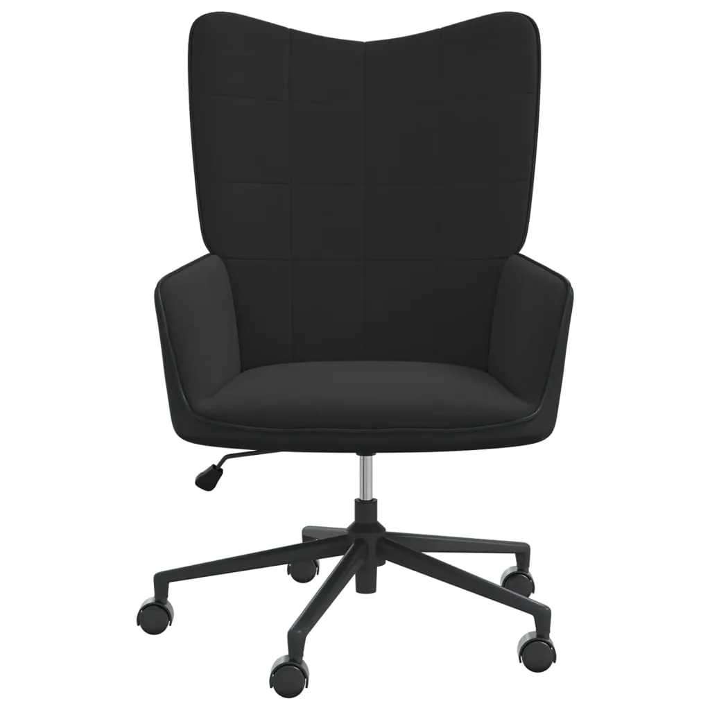 fotel-czarny-aksamit-i-pvc