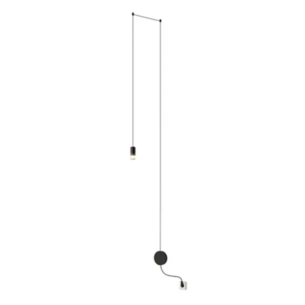 lampa-scienna-flusso-wall-czarna