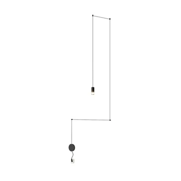 lampa-scienna-flusso-wall-czarna-stan-nowy