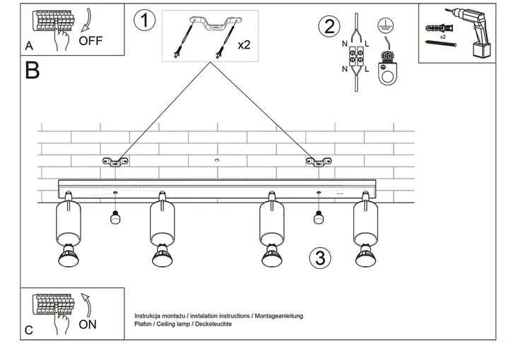 plafon-ring-4l-czarny-stan-nowy-zasilanie-sieciowe