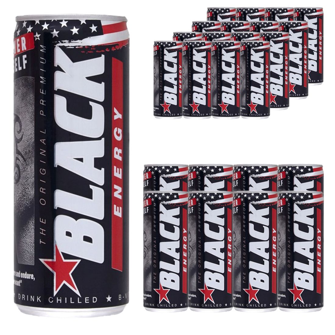 Black Energy Gazowany Napój Energetyzujący 250 Ml X 24 Sztuki Erli Pl