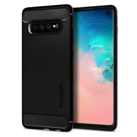 spigen-rugged-armor-galaxy-s10-matte-black