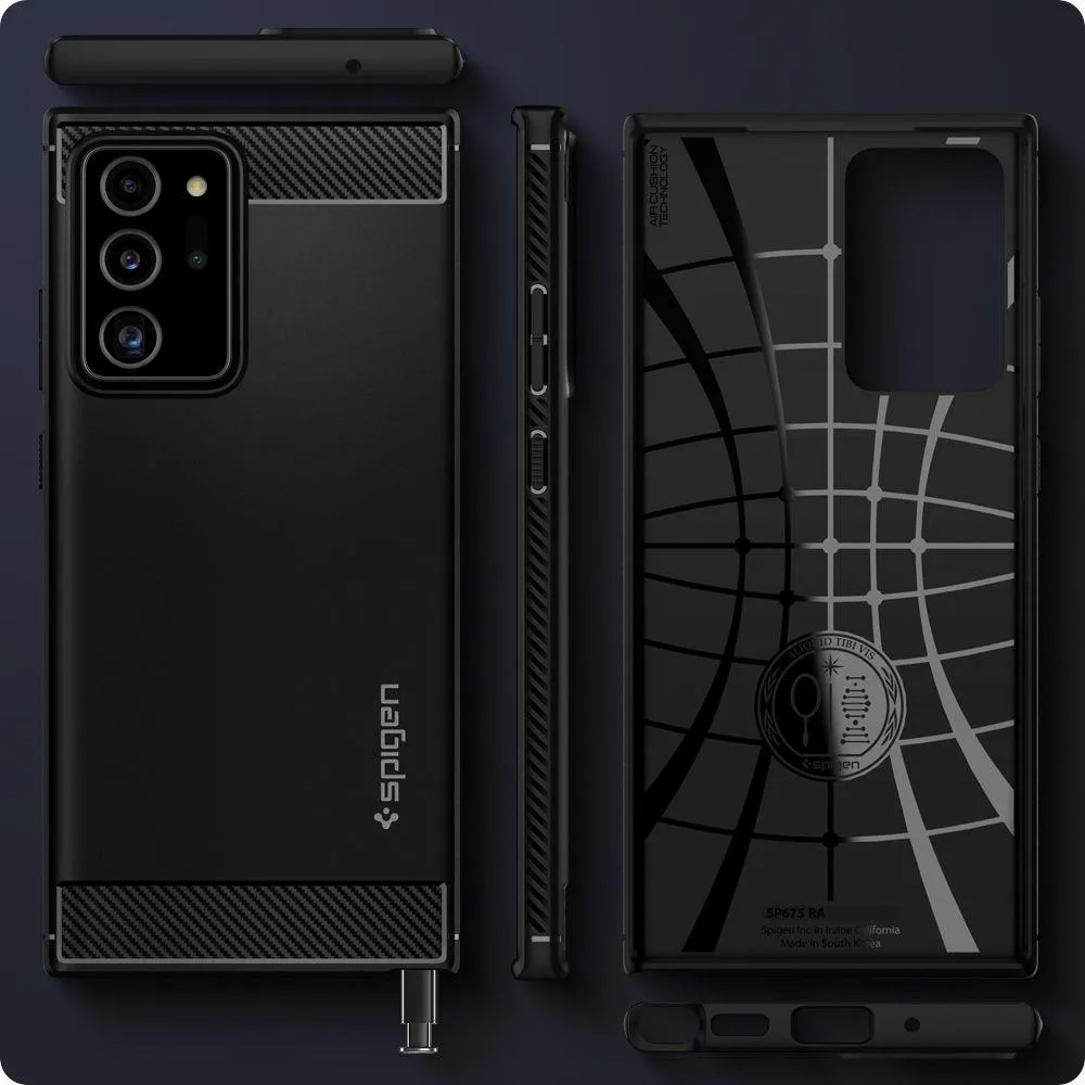 spigen-rugged-armor-galaxy-note-20-ultra-matte-black