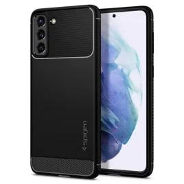 spigen-rugged-armor-galaxy-s21-matte-black