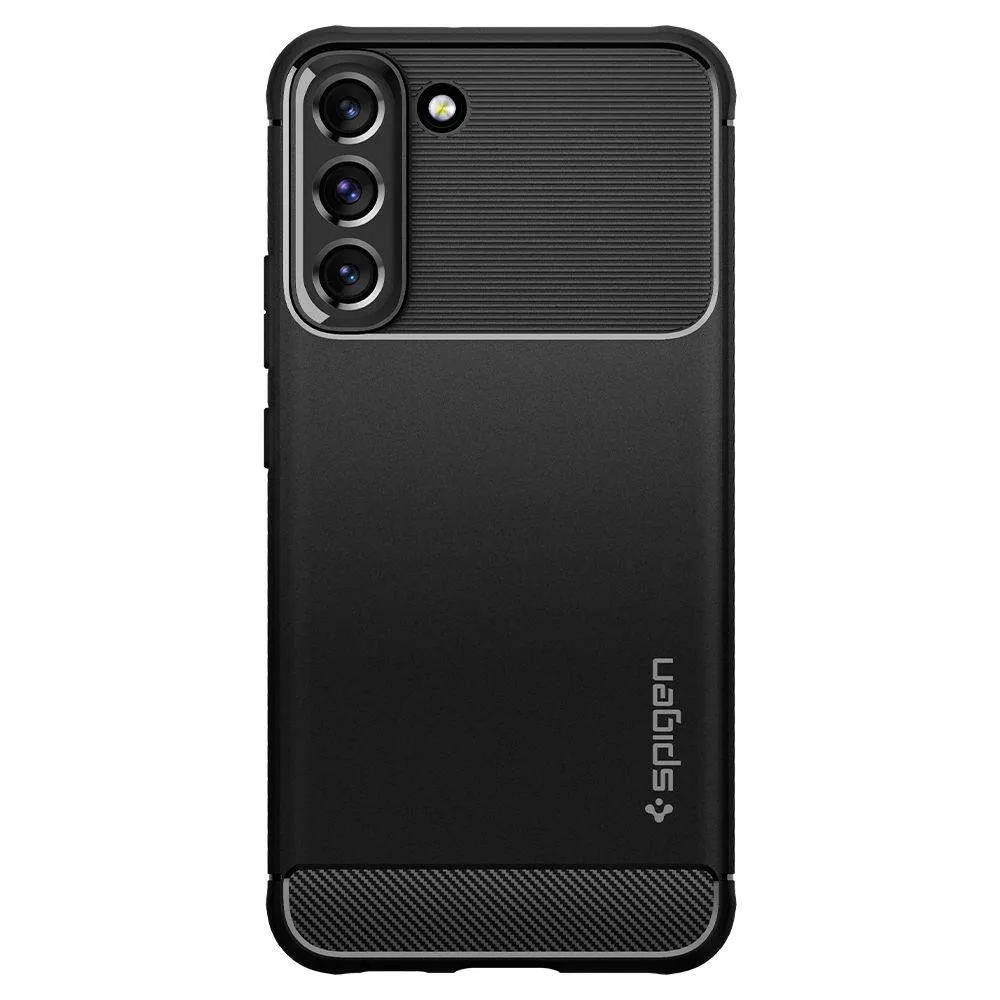 spigen-rugged-armor-galaxy-s22-matte-black