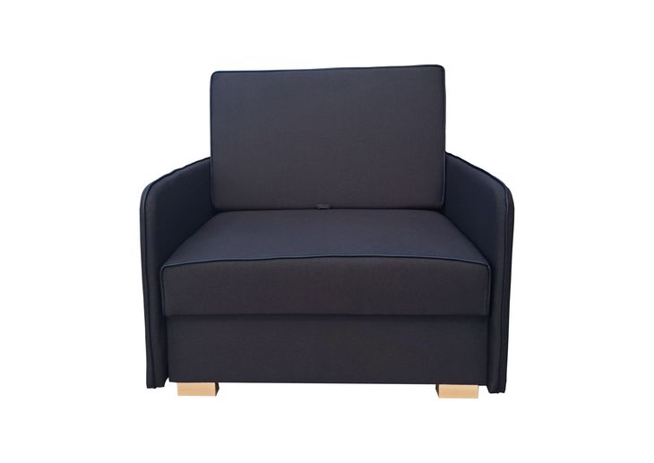 Amerykanka jednoosobowa Sofa z tkaniny, z funkcją spania ERLI.pl