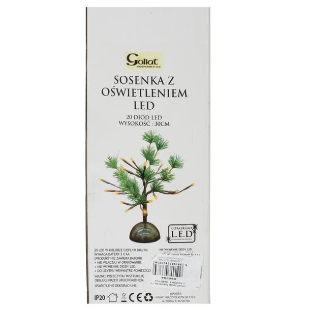 drzewko-20-led-modrzew-30-cm-stan-nowy