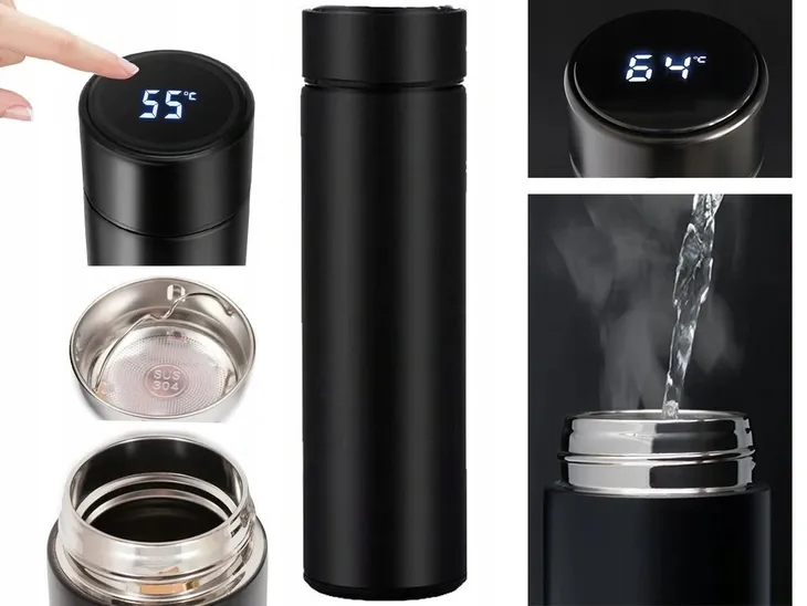 smart-kubek-termiczny-termos-bidon-led-500ml-xtech-stan-nowy