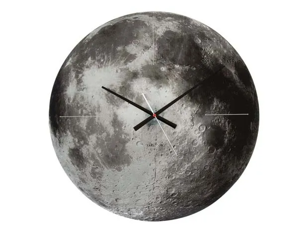 zegar-scienny-moon-czarny-srebrny