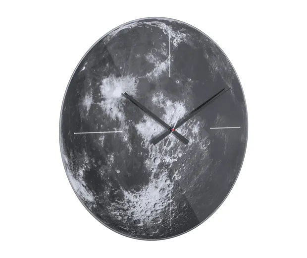 zegar-scienny-moon-czarny-srebrny-typ-scienny