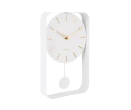 zegar-scienny-pendulum-charm-bialy