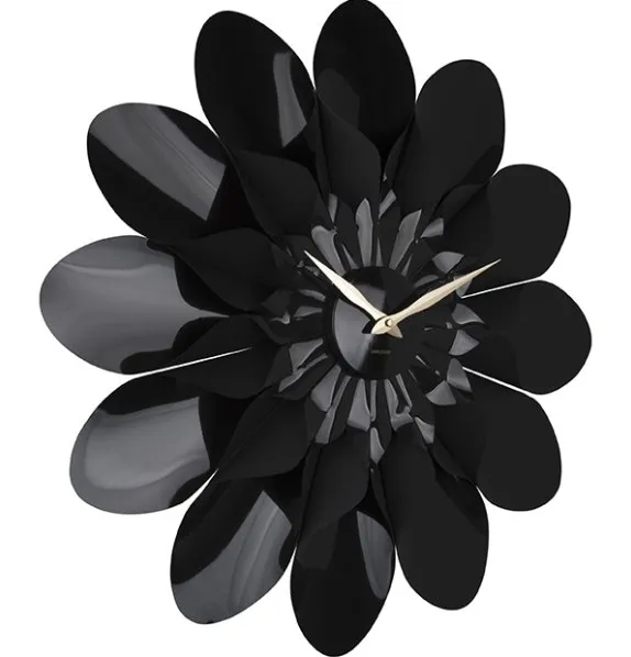 zegar-scienny-flower-czarny-stan-nowy