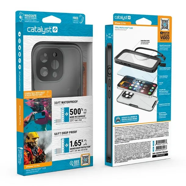 catalyst-etui-total-protection-iphone-13-pro-czarny-stan-nowy