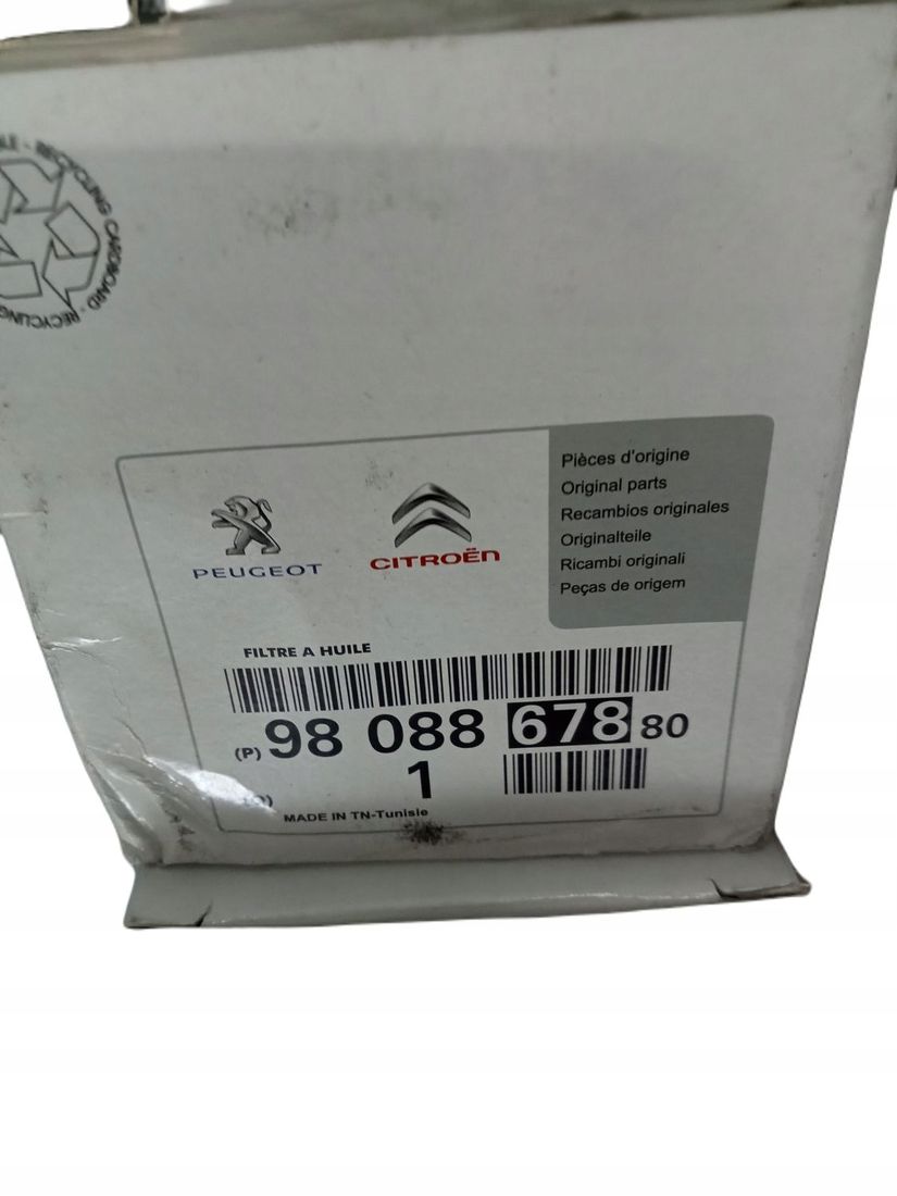 9808867880 FILTR OLEJU ORYGINAŁ OE PSA - ERLI.pl