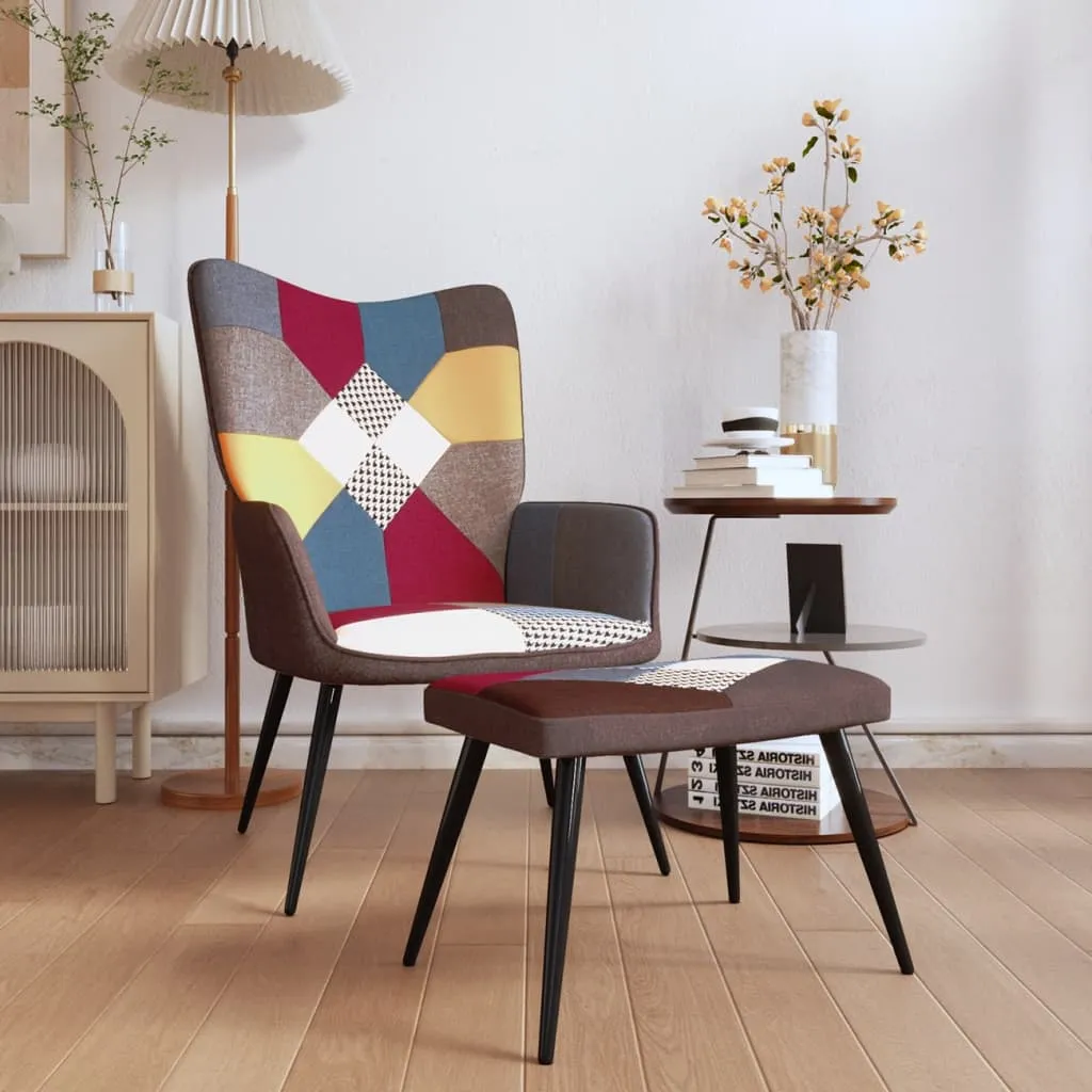 fotel-z-podnozkiem-patchwork-obity-tkanina
