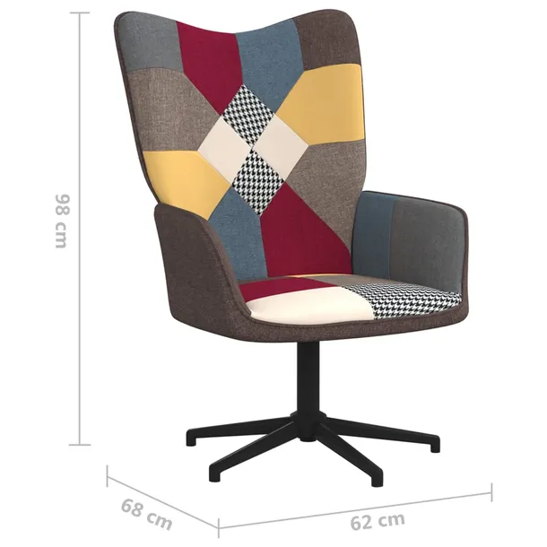 fotel-z-podnozkiem-patchwork-obity-tkanina
