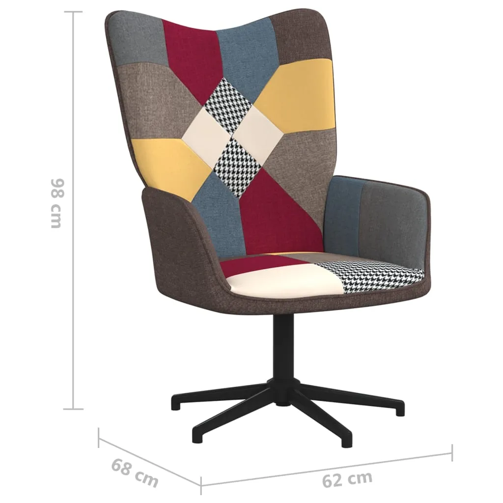 fotel-z-podnozkiem-patchwork-obity-tkanina