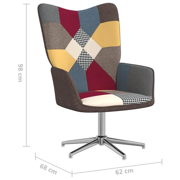 fotel-z-podnozkiem-patchwork-obity-tkanina